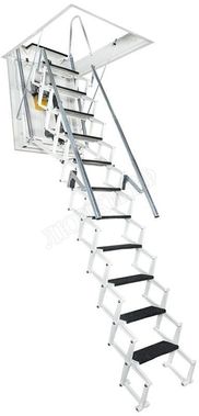 Чердачная лестница Aci Alluminio Fantozziscale Motorizzata Premium 700*1300*3060-3250 Чердачная лестница Aci Alluminio Fantozziscale Motorizzata Premium 700*1300*3060-3250