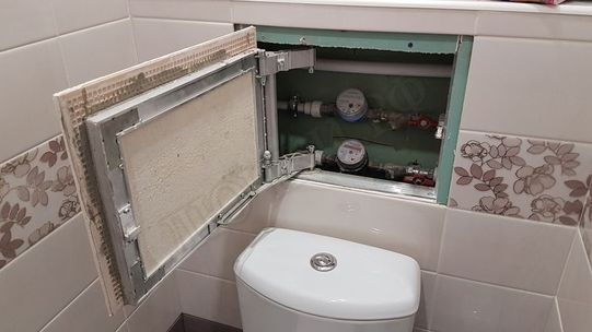 Люк под плитку Нажимной Секрет-Лайт 2 створки 750*450 Люк под плитку Нажимной Секрет-Лайт 2 створки 750*450