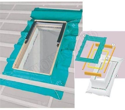 Комплект окладов XDK RU гидро-пароизоляционный с утеплением 1140*1400 Комплект окладов XDK RU гидро-пароизоляционный с утеплением 1140*1400