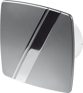 Вытяжной вентилятор Awenta System+, Turbo, 100 KWT100H, Linea, PLS100, Серебро (сатин), пластик Вытяжной вентилятор Awenta System+, Turbo, 100 KWT100H, Linea, PLS100, Серебро (сатин), пластик