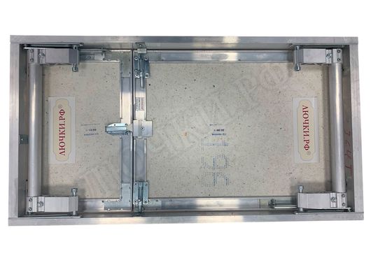 Люк под плитку Нажимной Секрет-Лайт 2 створки 750*450 Люк под плитку Нажимной Секрет-Лайт 2 створки 750*450