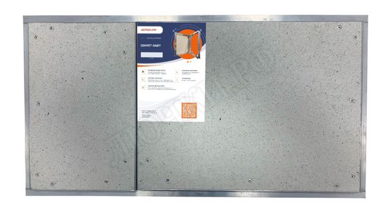 Люк под плитку Нажимной Секрет-Лайт 2 створки 750*450 Люк под плитку Нажимной Секрет-Лайт 2 створки 750*450