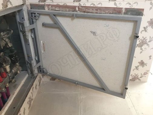 Люк под плитку Нажимной Железяка 500*1600 Люк под плитку Нажимной Железяка 500*1600