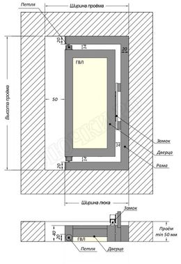 Люк под плитку Шагма для плитки 500*1200 (требуемый размер проема 510*1235, размер люка 460*1233) Люк под плитку Шагма для плитки 500*1200 (требуемый размер проема 510*1235, размер люка 460*1233)
