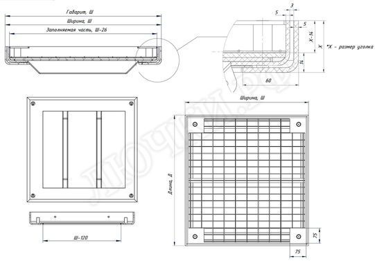 Напольный люк Брус Ли AISI 304, Съемная дверца Напольный люк Брус Ли AISI 304, Съемная дверца