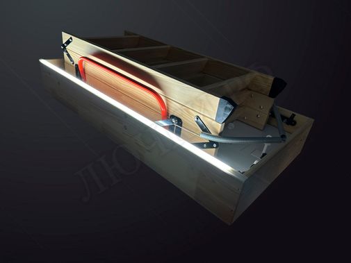 Чердачная лестница Oman Polar Led Glow Plus (с led подсветкой) Чердачная лестница Oman Polar Led Glow Plus (с led подсветкой)