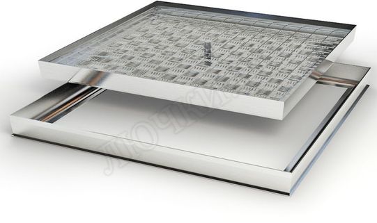 Напольный люк Премиум 48 мм 250*450 Напольный люк Премиум 48 мм 250*450