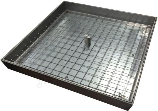 Напольный люк из нержавеющей стали AISI 304 800*800 Напольный люк из нержавеющей стали AISI 304 800*800