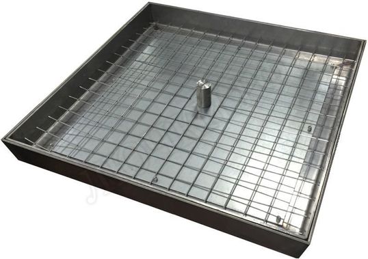 Напольный люк из нержавеющей стали AISI 430 800*800 Напольный люк из нержавеющей стали AISI 430 800*800