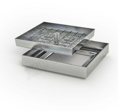 Напольный люк из нержавеющей стали AISI 430 800*800 Напольный люк из нержавеющей стали AISI 430 800*800