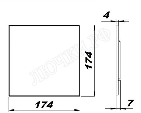 Вытяжной вентилятор airRoxy RMS (MS), чёрный матовый, 01-174 Вытяжной вентилятор airRoxy RMS (MS), чёрный матовый, 01-174