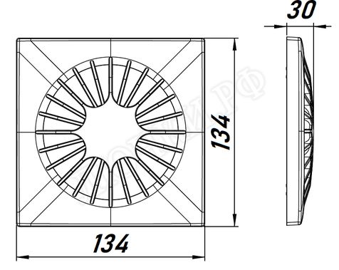 Вытяжной вентилятор Awenta System+, Turbo, 100, KWT100, POBI100, Белый, пластик Вытяжной вентилятор Awenta System+, Turbo, 100, KWT100, POBI100, Белый, пластик