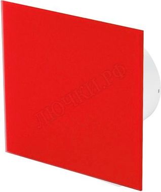 Вытяжной вентилятор Awenta System+, Turbo, 125 KWT125CTR, Trax Glass, PTGR125P, Красный глянцевый, стекло Вытяжной вентилятор Awenta System+, Turbo, 125 KWT125CTR, Trax Glass, PTGR125P, Красный глянцевый, стекло